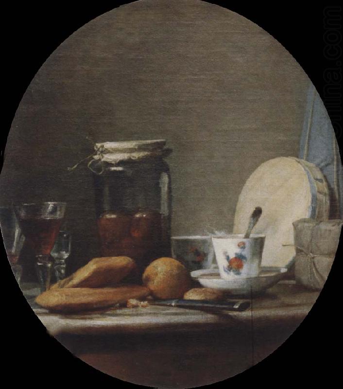 The pot with apricots, Jean Baptiste Simeon Chardin